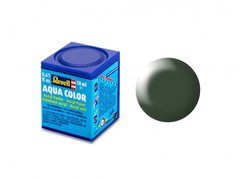 Акриловая краска темно-зеленый, полуглянцевая, 18 мл, Aqua Color, Revell 36363