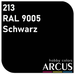 Емалева фарба Black (чорний) ARCUS 213