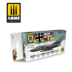 Набір акрилових фарб Сучасне Люфтваффе Том 1 (Modern Luftwaffe Vol 1 Set) Ammo Mig 7241