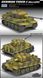 Assembled model 1/35 Tiger I tank, late version Academy 13314