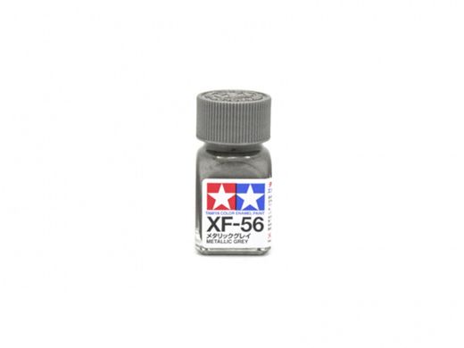 Эмалевая краска XF56 Серый металлик (Metallic Grey) Tamiya 80356