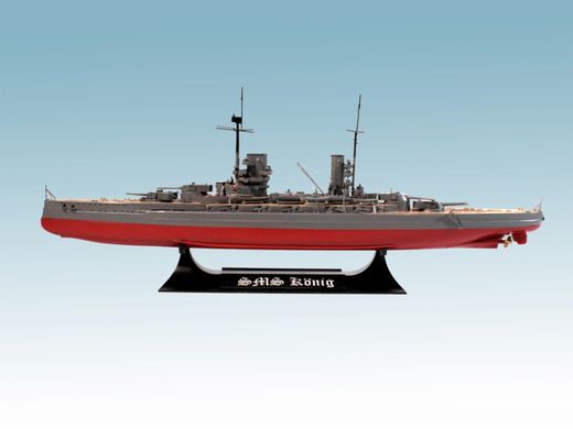 Збірна модель 1/700 “König”, Німецький лінійний корабель, повний корпус або по вотерлінію ICM S.014