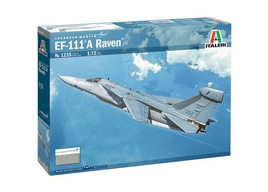 Сборная модель 1/72 самолет EF-111 A Raven Italeri 1235