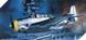 Assembled model 1:72 plane U.S. Navy Torpedo Bomber TBF-1 Academy 12452