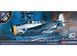 Assembled model 1:72 plane U.S. Navy Torpedo Bomber TBF-1 Academy 12452