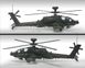 Assembled model 1/72 helicopter British Army AH-64D "Afghanistan" Academy 12537
