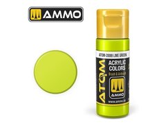 Acrylic paint ATOM Lime Green Ammo Mig 20089