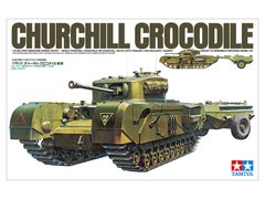Сборная модель 1/35 британский танк Churchil Crocodile Tamiya 35100