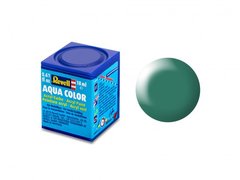 Green acrylic paint, semi-glossy, 18 ml, Aqua Color, Revell 36365
