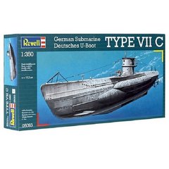 Сборная модель 1/350 подводная лодка U-Boot Typ VIIC Revell 05093