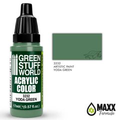 Акрилова фарба непрозора YODA GREEN з матовим покриттям 17 мл GSW 3232