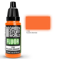 Fluorescent acrylic opaque paint Fluor Paint ORANGE 17 ml GSW 1703