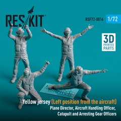 1/72 scale model yellow jerseys (left of the plane) (4 pcs) Reskit RSF72-0016