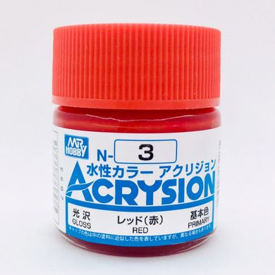 Acrylic paint Acrysion (N) Red Mr.Hobby N003