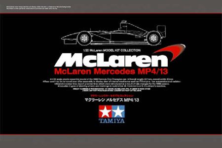 Збірна модель 1/20 автомобіль McLaren Mercedes MP4/13 Tamiya 89718