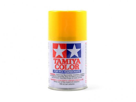 Аэрозольная краска PS6 желтая (Yellow Spray) Tamiya 86006
