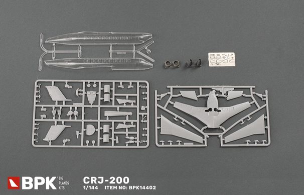 Збірна модель 1/144 літак CRJ-200 BPK 14402