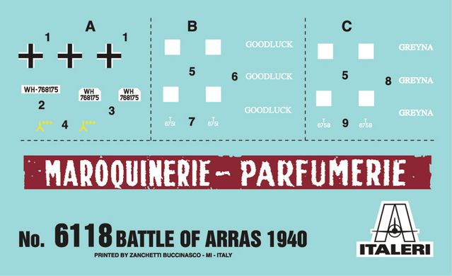 Набір діорама 1/72 Battle of Arras 1940 - Rommel's Offensive Battle Set Italeri 6118
