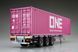 Збірна модель 1:32 причеп NIPPON TREX Container Trailer/Ocean Network Express Aoshima 05584