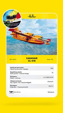 Збірна модель 1/72 літак Canadair CL-415 Стартовий набір Heller 56370