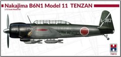 Збірна модель літака Nakajima B6N1 Model 11 Tenzan Hobby 2000 72015