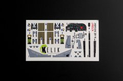 1/72 A-6E Intruder Interior 3D Stickers for Italeri Kelik Kit K72067, In stock