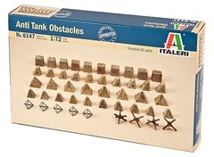 Anti-tank obstacles 1/72 Anti-tank Obstacles Italeri 6147