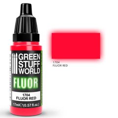 Fluorescent acrylic opaque paint Fluor Paint RED 17 ml GSW 1704