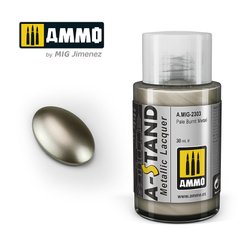 Металеве покриття A-STAND Pale Burnt Metal Блідий палений метал Ammo Mig 2303