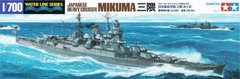 Сборная модель 1/700 японский тяжёлый крейсер Mikuma 三 隈 Серия Water Line Tamiya 31342