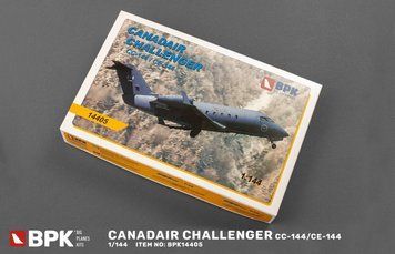 Сборная модель 1/144 самолет Canadair Challenger CC-144/CE-144 BPK 14405