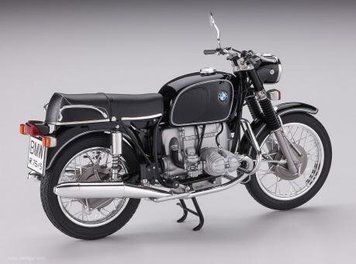 Сборная модель 1/10 мотоцикла BMW R75/5 52174 Hasegawa SP374