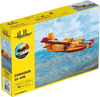 Сборная модель 1/72 самолет Canadair CL-415 Стартовый набор Heller 56370
