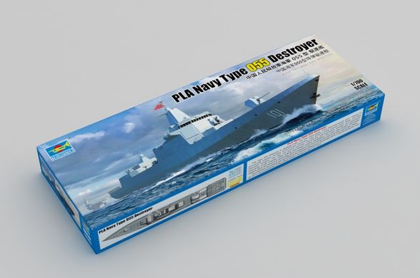 Збірна модель 1/700 ракетний есмінець PLA Navy Type 055 Destroyer Trumpeter 06729