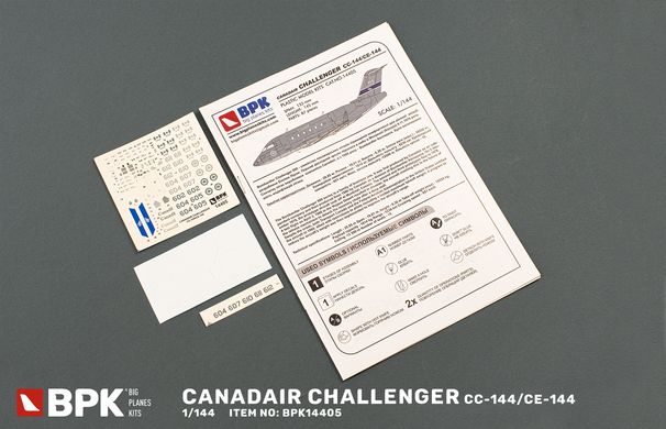 Assembled model 1/144 plane Canadair Challenger CC-144/CE-144 BPK 14405