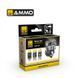 Набір модельних акрилових фарб для двигунів Cobra Motor Set Ammo Mig 7524