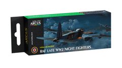 Набор акриловых красок RAF Late WW2 Night Fighters Arcus A3009