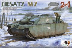 Сборная модель 1/35 истребитель танков Ersatz M7 2 в 1 Takom 8007