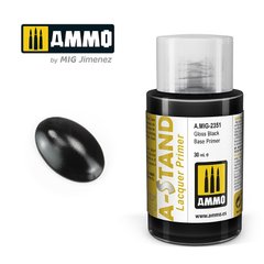 Глянцева чорна базова ґрунтовка A-STAND Gloss Black Base Primer Ammo Mig 2351
