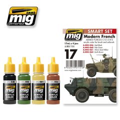 Набор акриловых красок Французская современная техника Modern French Armed Forces Colors Ammo Mig 7151