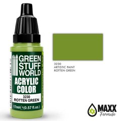 Acrylic paint opaque ROTTEN GREEN with a matte finish 17 ml GSW 3230