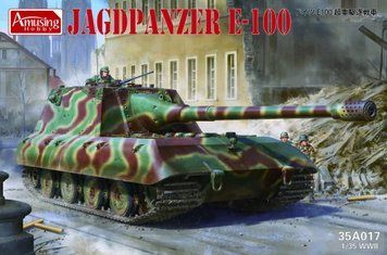 Сборная модель 1:35 танк Jagdpanzer E-100 Amusing Hobby 35A017