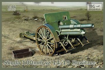Збірна модель 1:35 гаубиця Skoda 100mm vz 14/19 IBG Models 35025