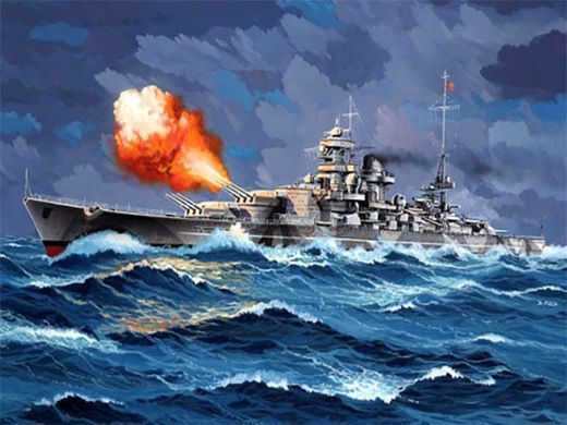Стартовий набір 1:1200 лінкор Battleship Gneisenau Revell 65181