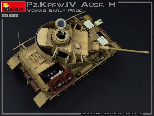 Збірна модель 1/35 танк Pz.Kpfw.IV Ausf. H Вомаг Інтер'єрний комплект MiniArt 35298