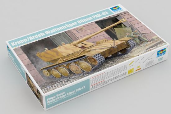 Збірна модель 1:35 німецька самохідна протитанкова гармата PaK 43 Steyr/Krupp 88 мм Trumpeter 01587