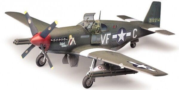 Збірна модель 1/72 літак The Fighter of WWII P-51B Academy 12464