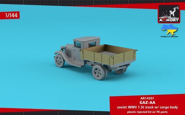 Assembled model 1:144 GAZ-AA truck Armory AR14201