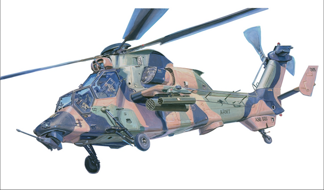 Сборная модель 1/72 вертолет EC-665 Kangaroo Tigre MisterCraft D-61