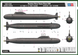 Assembled model 1/350 submarine Russian Navy Yasen Class SSN HobbyBoss 83526